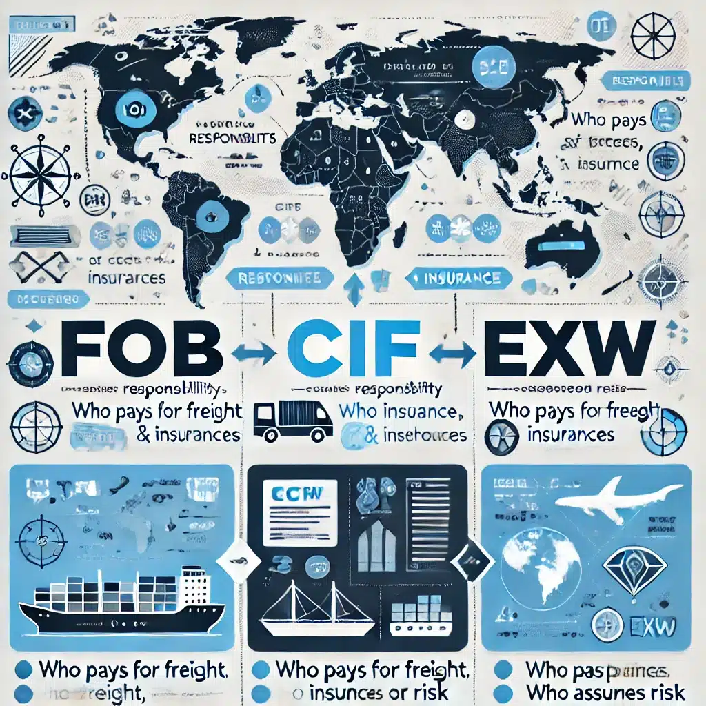 FOB, CIF, and EXW What Do They Mean and Which Is Best for Your Business